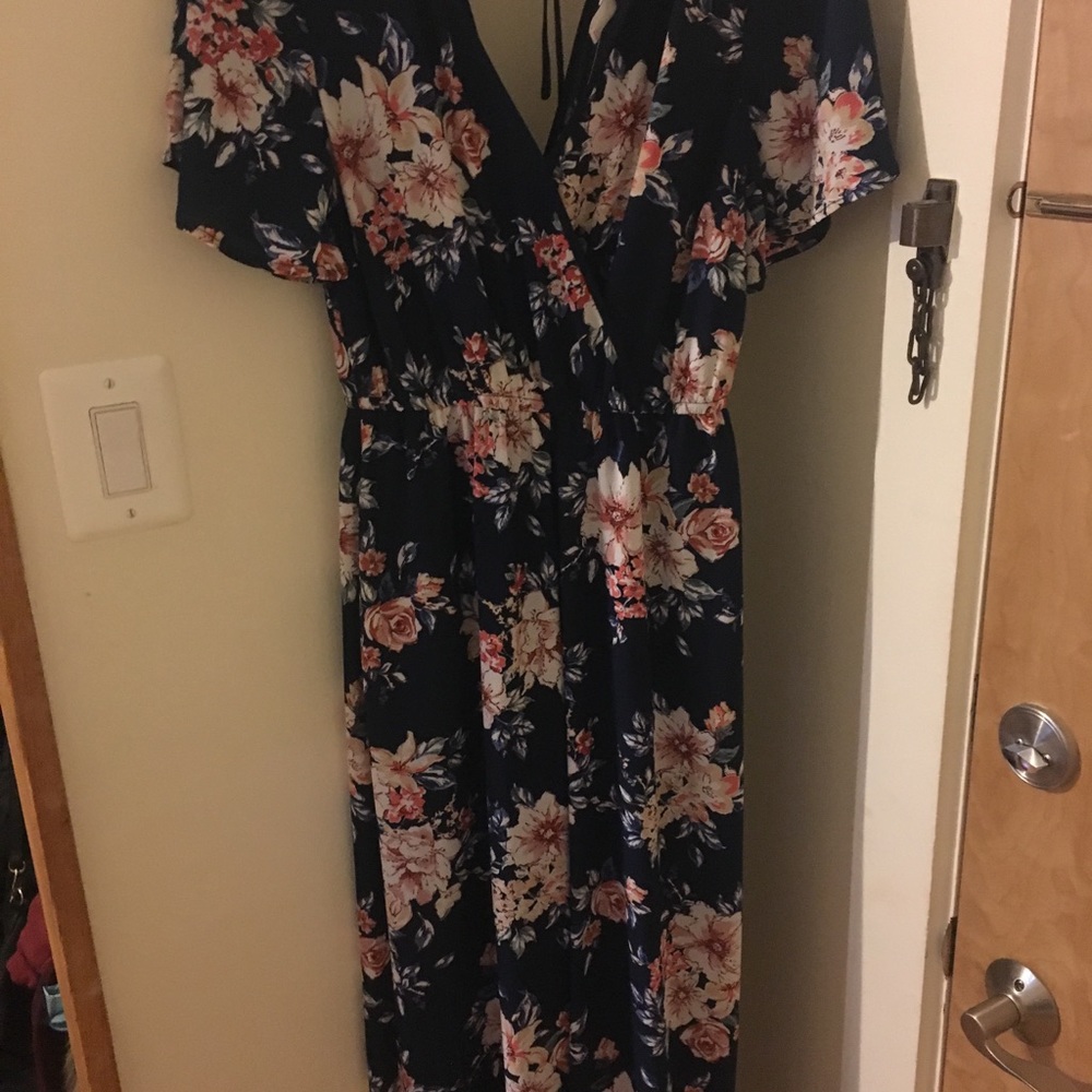 floral jumpsuit